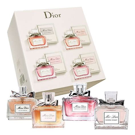 women's dior gift set|christian dior miniature perfume set.